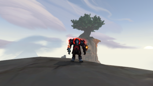 Worgen Warrior tank from World of Warcraft